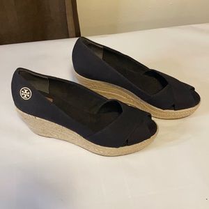 Tory Burch espadrilles Wedges size 9.5